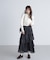 シャイニーフリルティアードスカート