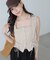 ドロストノースリーブブラウス