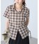 ドロストチェックシャツ