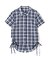 ドロストチェックシャツ