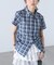 ドロストチェックシャツ