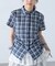ドロストチェックシャツ