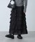 フリルティアードナロースカート
