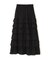 フリルティアードナロースカート