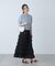フリルティアードナロースカート