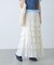 フリルティアードナロースカート