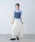フリルティアードナロースカート