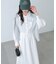 ロングシャツワンピース