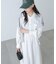 ロングシャツワンピース