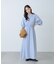 ロングシャツワンピース