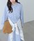ロングシャツワンピース