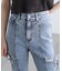 [低身長サイズ／Sシリーズ]サイドカットフレアデニムパンツ