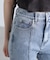[低身長サイズ／Sシリーズ]サイドカットフレアデニムパンツ