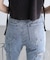[低身長サイズ／Sシリーズ]サイドカットフレアデニムパンツ
