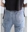 [低身長サイズ／Sシリーズ]サイドカットフレアデニムパンツ