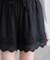 コットンレースキュロットショートパンツ