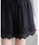 コットンレースキュロットショートパンツ