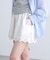 コットンレースキュロットショートパンツ