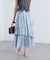 ラッフルティアードスカート