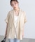 〈MFM〉金ボタンシアー半袖ジャケット