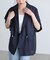 〈MFM〉金ボタンシアー半袖ジャケット