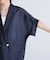 〈MFM〉金ボタンシアー半袖ジャケット