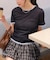 レイヤード風半袖カットソー