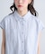 フレンチスリーブ裾ドロストシャツ