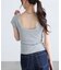 〈MFM〉バックオープン半袖カットソー