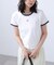 ロゴ刺繍リンガーTシャツ