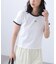 ロゴ刺繍リンガーTシャツ