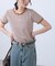 ロゴ刺繍リンガーTシャツ