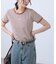 ロゴ刺繍リンガーTシャツ