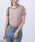ロゴ刺繍リンガーTシャツ