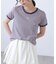 ロゴ刺繍リンガーTシャツ