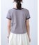 ロゴ刺繍リンガーTシャツ
