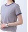 ロゴ刺繍リンガーTシャツ