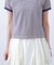 ロゴ刺繍リンガーTシャツ