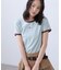 ロゴ刺繍リンガーTシャツ
