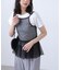 2WAYシアードットホルターキャミ×半袖カットソーセット