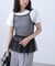 2WAYシアードットホルターキャミ×半袖カットソーセット