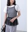 2WAYシアードットホルターキャミ×半袖カットソーセット