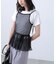2WAYシアードットホルターキャミ×半袖カットソーセット