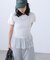 2WAYシアードットホルターキャミ×半袖カットソーセット