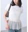 2WAYシアードットホルターキャミ×半袖カットソーセット