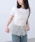 2WAYシアードットホルターキャミ×半袖カットソーセット