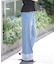 [低身長サイズ／Sシリーズ]ベーシックワイド裾レースデニムパンツ