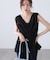 ＜MFM＞カットジャガードカシュクールブラウス