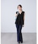 ＜MFM＞カットジャガードカシュクールブラウス