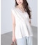 ＜MFM＞カットジャガードカシュクールブラウス